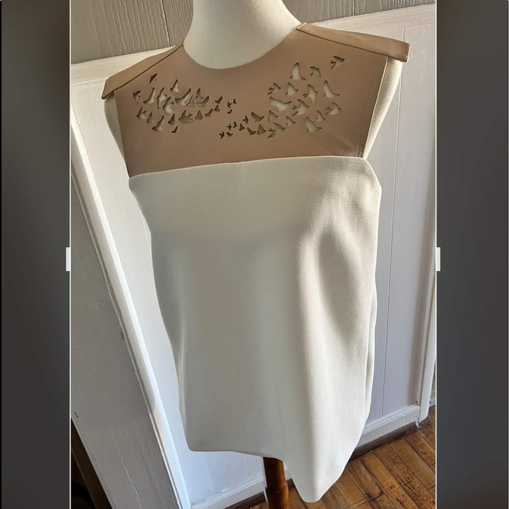 Raoul leather top